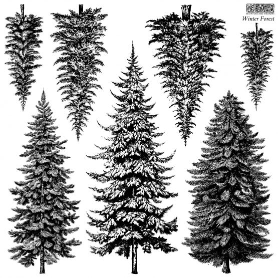Copy of IOD-STA-WIF Winter Forest Stamp artwork Copy of IOD-STA-WIF Winter Forest Stamp artwork